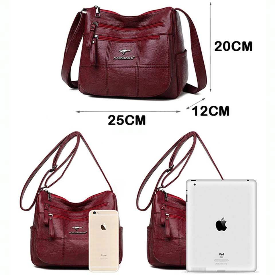 Weiche PU-Leder Luxus Geldbörsen und Handtaschen Damen Taschen Designer Große Kapazität Schulter Crossbody Tasche für Damen 2026 Sac A Main Neu