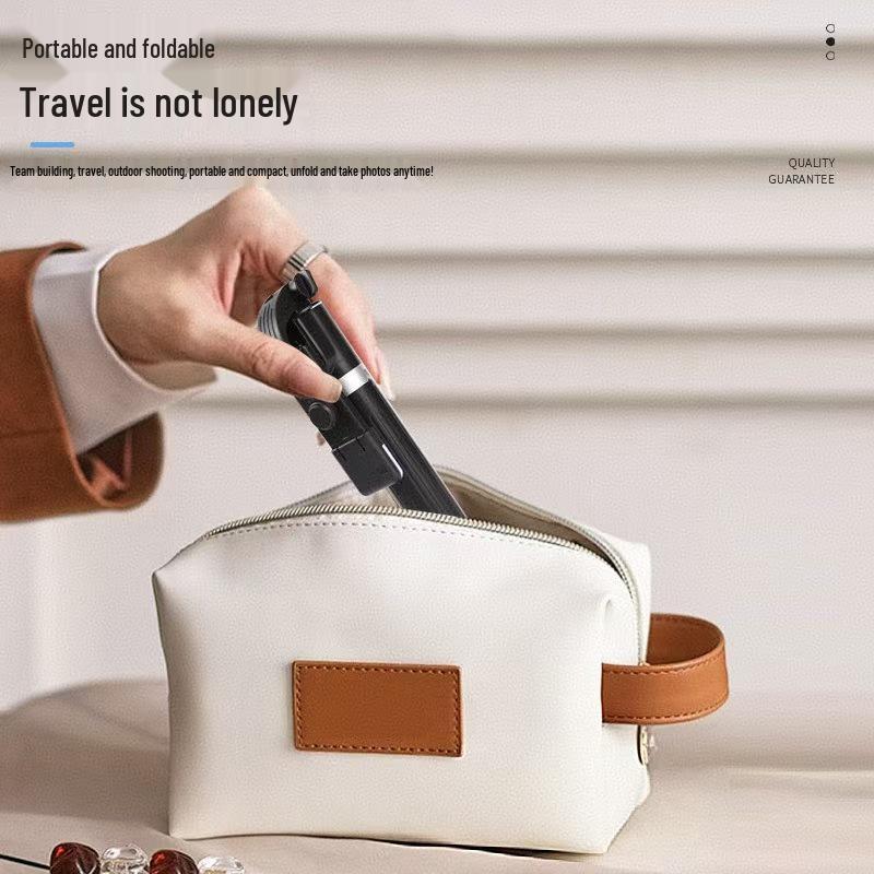 Bastão de Selfie Bluetooth Portátil Mais Vendido com Controle Remoto para TikTok, Tripé, Design Dobrável e Telescópico para Viagem