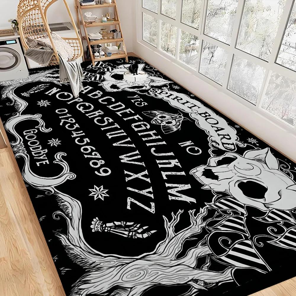 Ouija Board Long Rugs Nordic Style Home Doormat Bathroom-Toilet Mats Bedroom Bedside Area Rugs