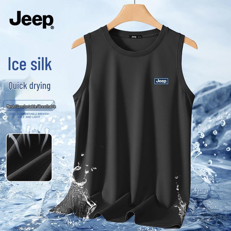 Jeep Herren ärmelloses Quick-Dry T-Shirt