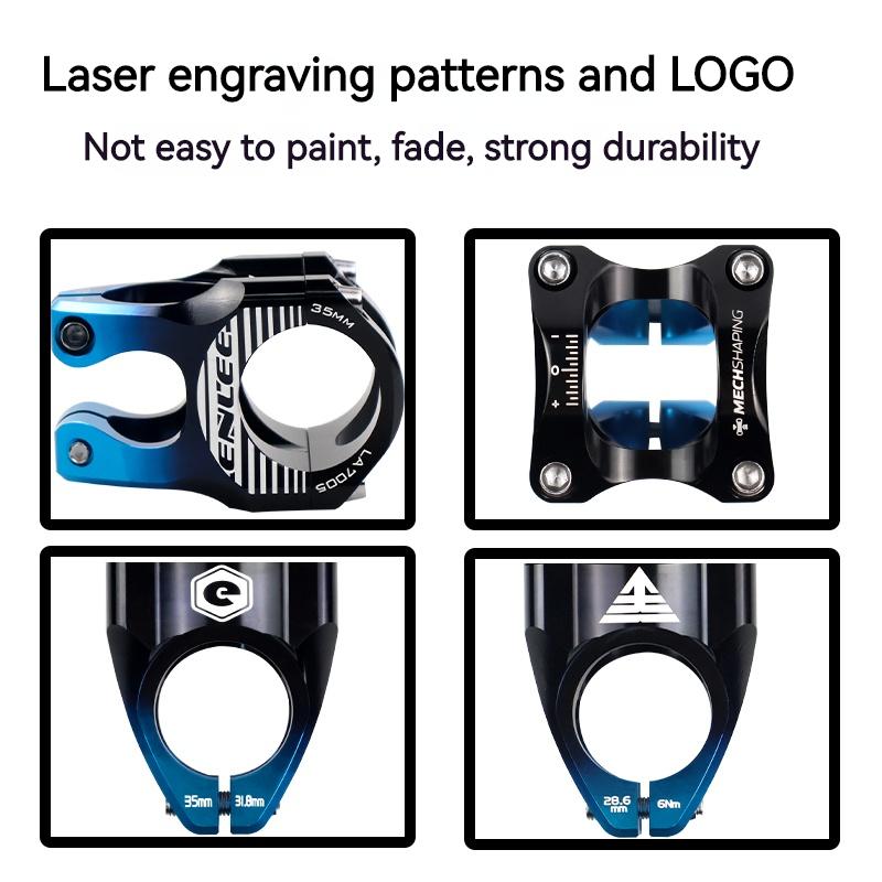 CNC Aluminium Fahrradvorbauten 31,8 mm Berg Gradient Farbe Fahrradbrücke Kurz Power 35 mm Stange Lenker Tisch Verstellbarer Vorbau