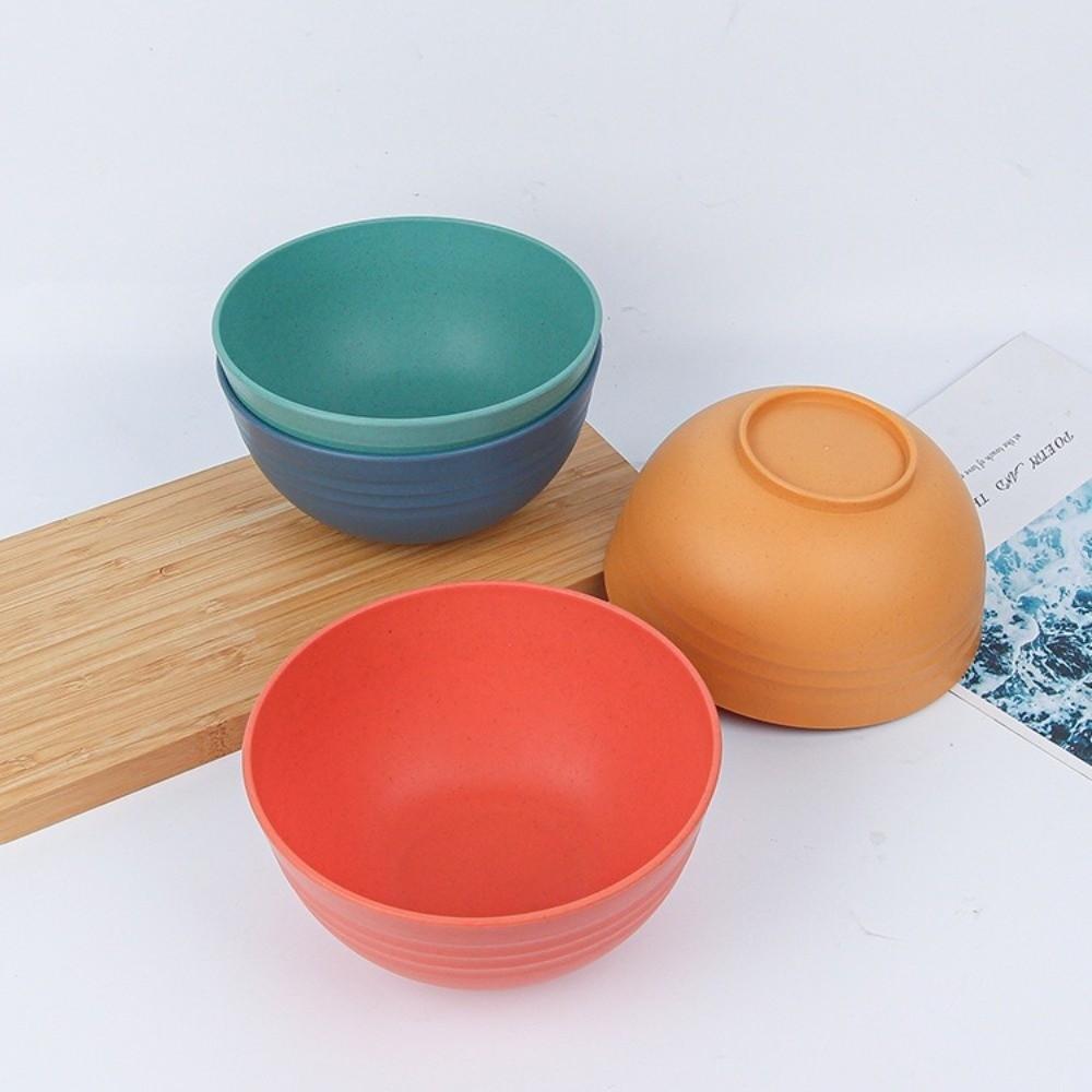 1PC 24 oz Wheat Straw Bowls Unbreakable Plastic Bowls Durable Cereal Bowls