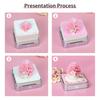 Drop Shipping Sticky Notes Memo Pad 365 Year Calender Green Sakura Tree House Design Paper Notepad Sticky Calender for New Year