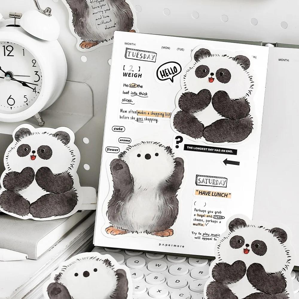 Cute Cartoon Animal Memo Pads 30 Sheets Sticky Notes Lovely Rabbit Panda Cat Student Teacher Staff Stationery