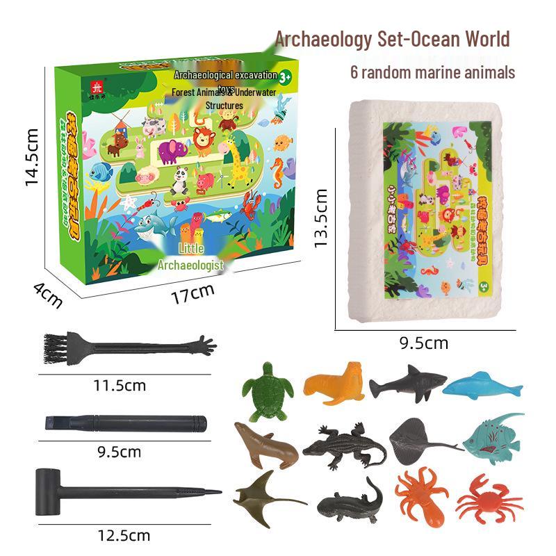 Dinosaur Fossil Excavation Kit: Educational Science Toy for Kids