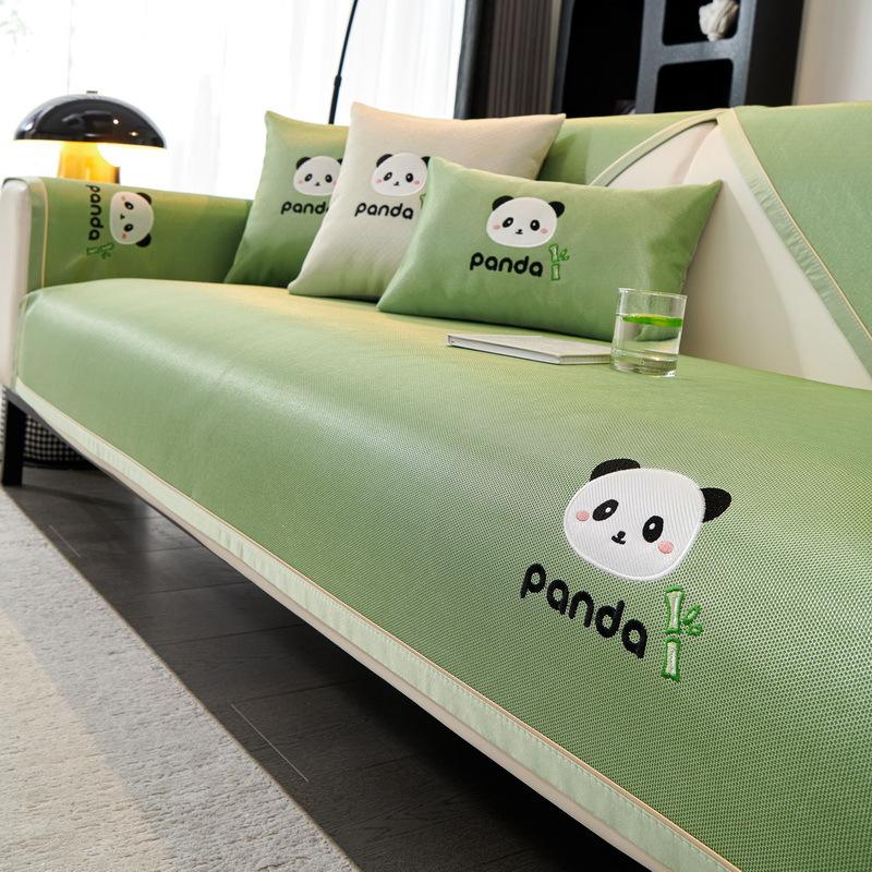 Ice Silk Sofa Mat Cushion Summer  New High-End Seat Cushion Non-Slip Sofa Cover Summer Cover Cloth Towel