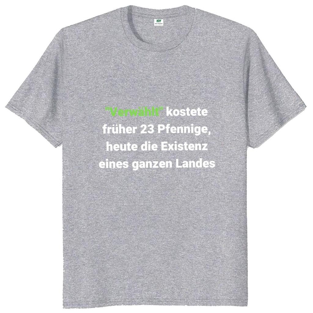 Verwählt Kostete Früher 23 Pfennige T-Shirt Lustiges Meme Deutscher Text Vintage Humor Tee Tops Lässig Baumwolle Unisex Weiche T-Shirts