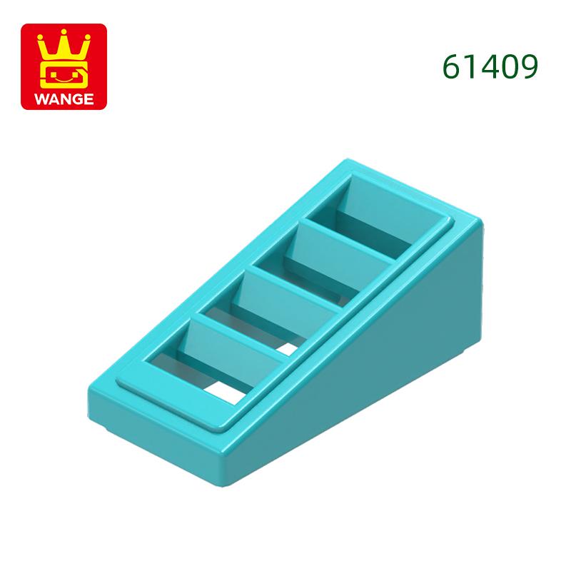 Non-Toxic 331Pcs/Lot 61409 Slope 18 2X1X2/3 With 4 Slots Block Moc Color Accessories Compatible With Brick Diy Children Toy Assembly