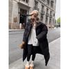 New cotton-padded clothes women's long over-the-knee winter cotton-padded jacket stand-up collar extended thickened down cotton-padded clothes
