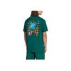 Adidas Originals Clover Logo Print Round Neck Pullover Short Sleeve T-Shirt Men Tops Green II8471