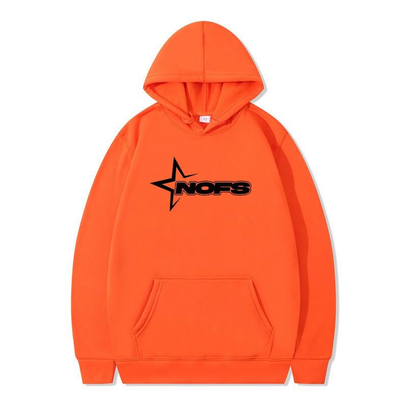 Oversized Letter Print Hoodie Men Women Hip Hop Streetwear Casual Pullover Sweatshirt