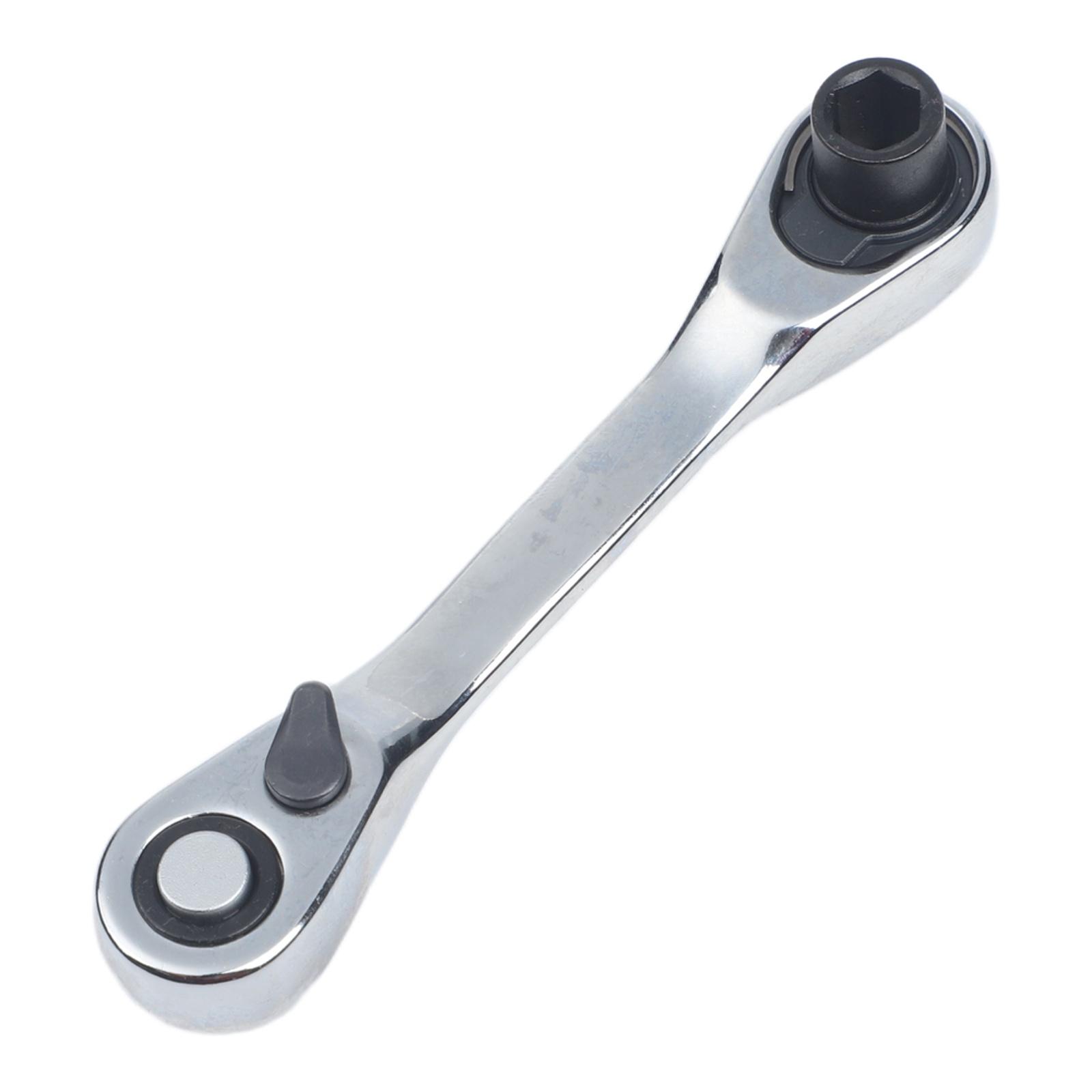 

72 Tooth Reversible Ratchet Wrench Double Ended with 1/4 Inch Interface for Mini Socket Sets and Hex Bit Tools China Mainland