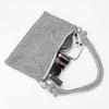 Rhinestone Crossbody Bag For Women Silver Clutch Bag Evening Handbag Purse Sparkly Rhinestone Purses Diamante Clutch Bag For Party Bridal Night Bagrhi