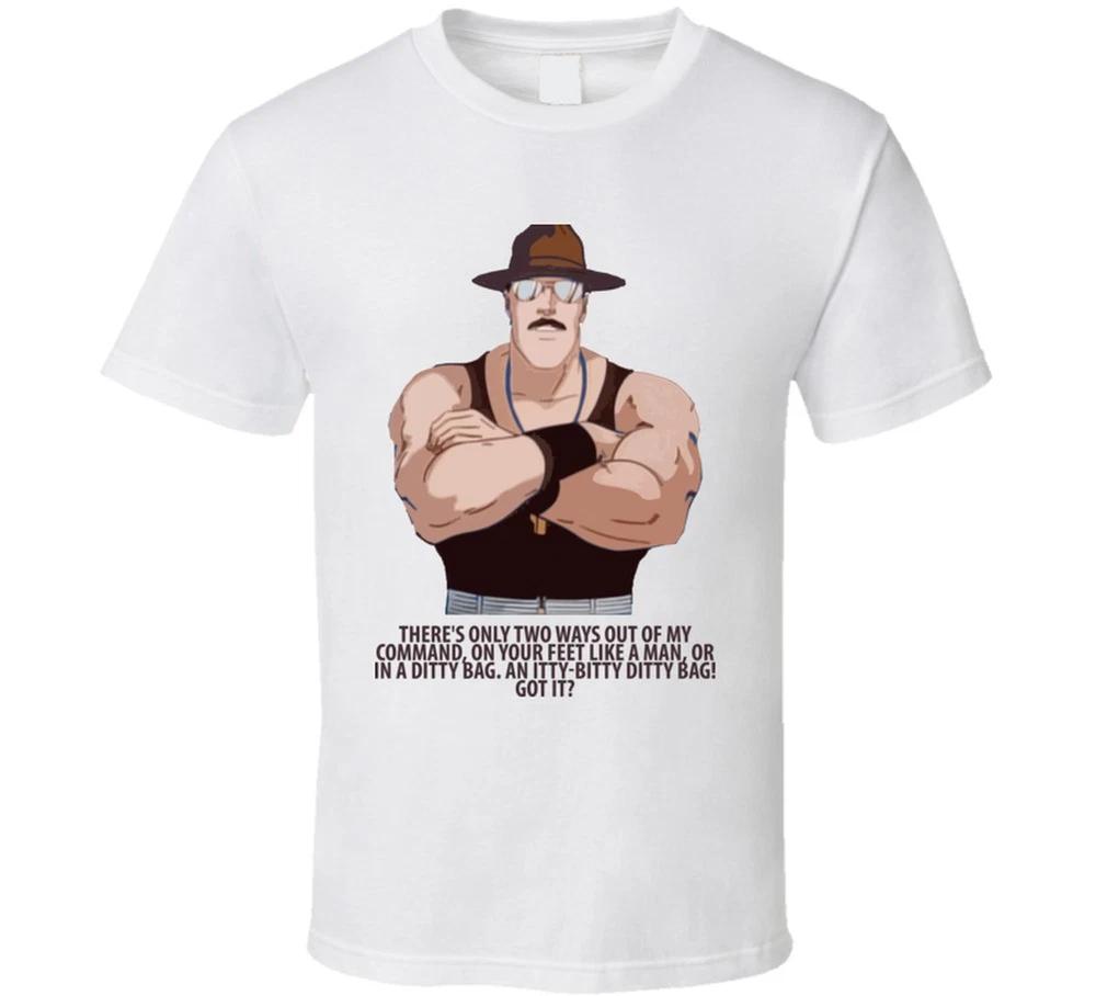 Sgt Slaughter G I Joe Cartoon Retro T Shirt S