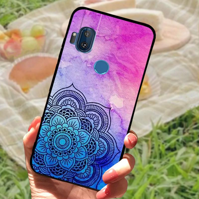 For Moto One Hyper Case Cover For Moto OneHyper Silicone Soft Marble Black Bumper Funda Coque for Moto One Hyper Protective Capa