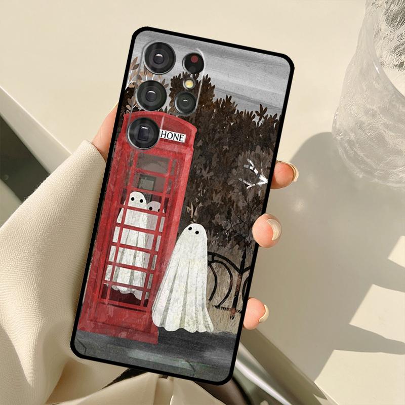 Ghosts Funny Case For Samsung Galaxy S24 Ultra S21 S22 S23 S25 Ultra S9 S10 Plus S20 FE S25 FE Back Cover