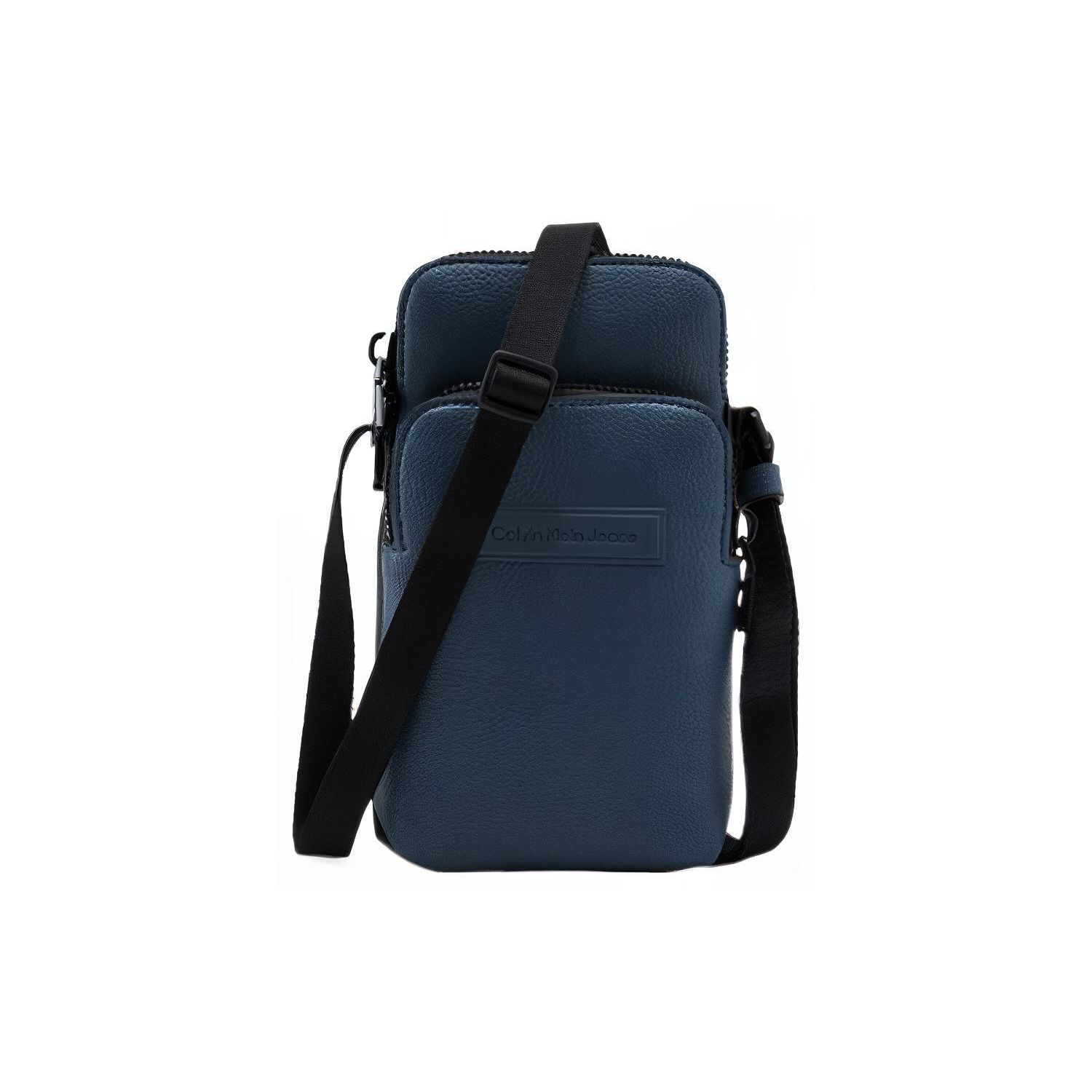 

Calvin Klein Casual Minimalist Patch Adjustable Shoulder Strap Textured Zipper Shoulder Crossbody Bag Men bags Blue HP1816-460 Blue