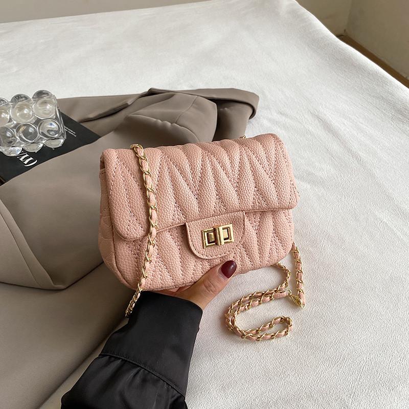 Chic Fashionable Women's Bag 2024 New Trendy Simple Chain Shoulder Crossbody Bag