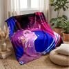 Coperta Morbida Calda Leggera in Flanella Stampata Kpop Demon Hunters Coperta per Tutte le Stagioni per Divano Letto Campeggio Decorazione Casa Regalo di Festa