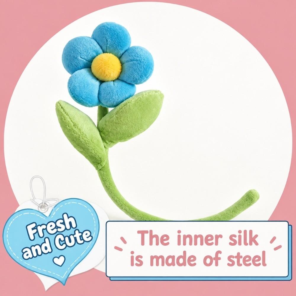 Soft Plush Plush Flower Toys Lifelike Design Cartoon Tulip Toy DIY Bouquet Toys Party Decoration