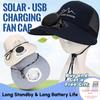 Mesh Wide Brim Fan Cap Breathable Solar Cooling Hat Practical Sun Hat with Solar Fan  Men/Women