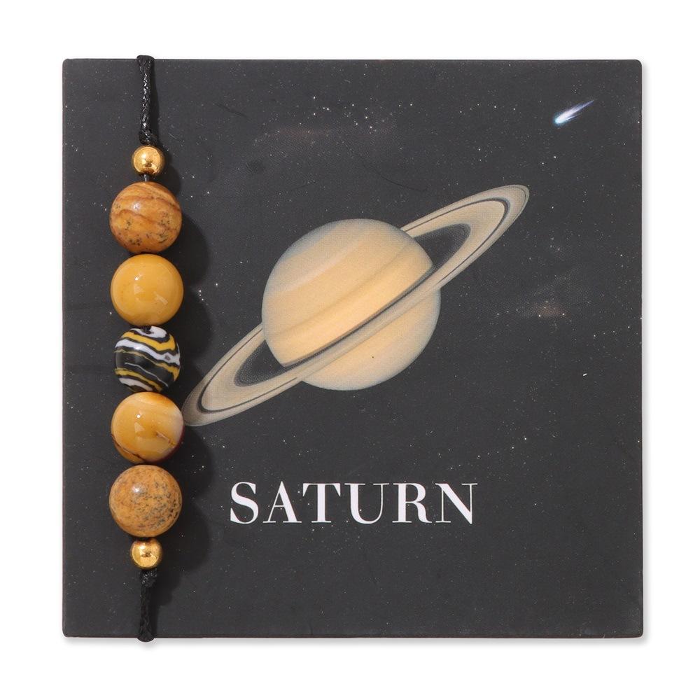 

JYL TS Bracelet Galaxy Planet Handmade Weave Attracts Dream Fulfillment & Curiosity saturn фиолетовый веселостью