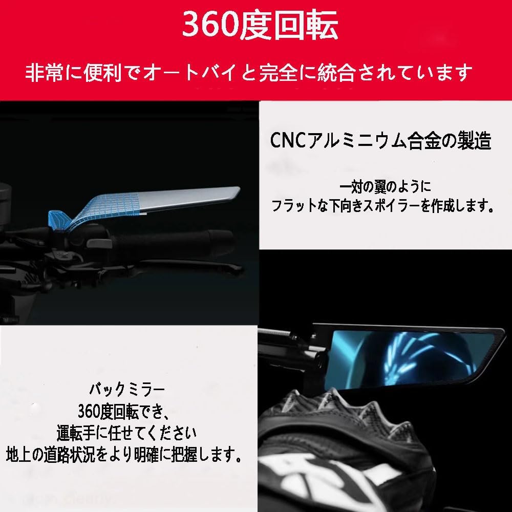 FOR Z900 2021-2023 Modification rear-view mirror adjustable rear vision mirror fixed wind wing after motorcycle accessories Z650 Z1000 ABS Z800