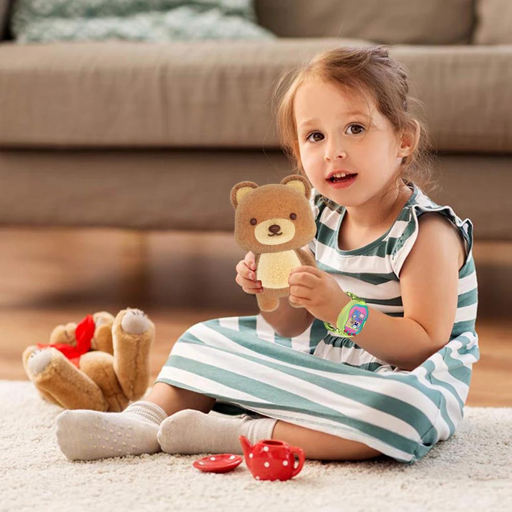 TPU Wristband Anti-Drop Bracelet Holder for Tamagotchi Uni Washable Adjustable Protective Case for Kids Teen Adults 6.3-8.85in