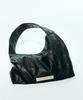 Nick&Nicole Leather Wrinkle Tote Bag_Black
