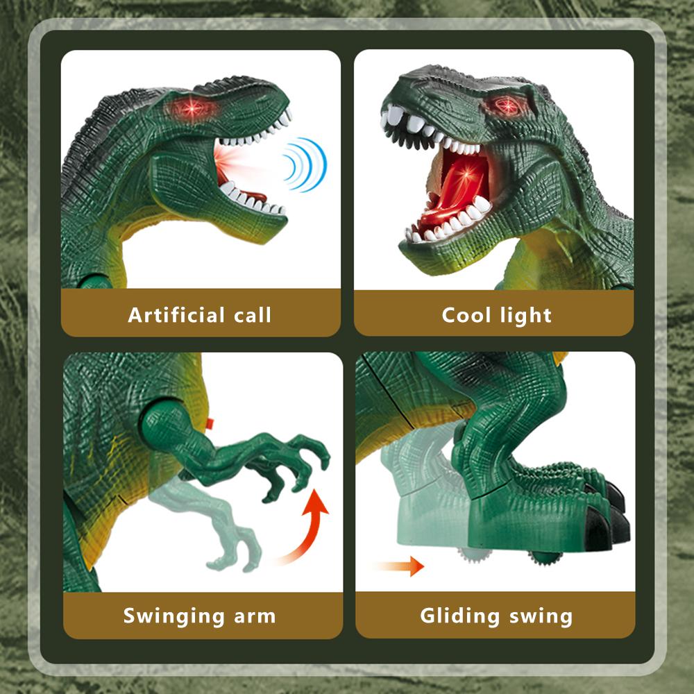 Y333-59 RC Walking Dinosaur Robot Toy Remote Light Music Emulation Animal Children Toy