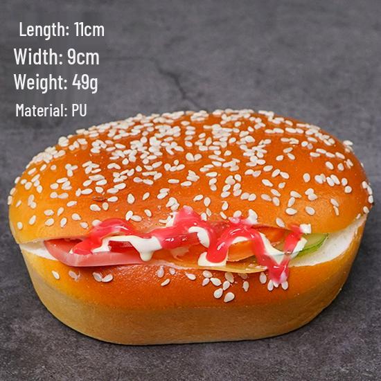 Fried Chicken and Snacks Fake Food Model: KFC-Style Props Set with Hamburger, French Fries, and Orleans Chicken Leg