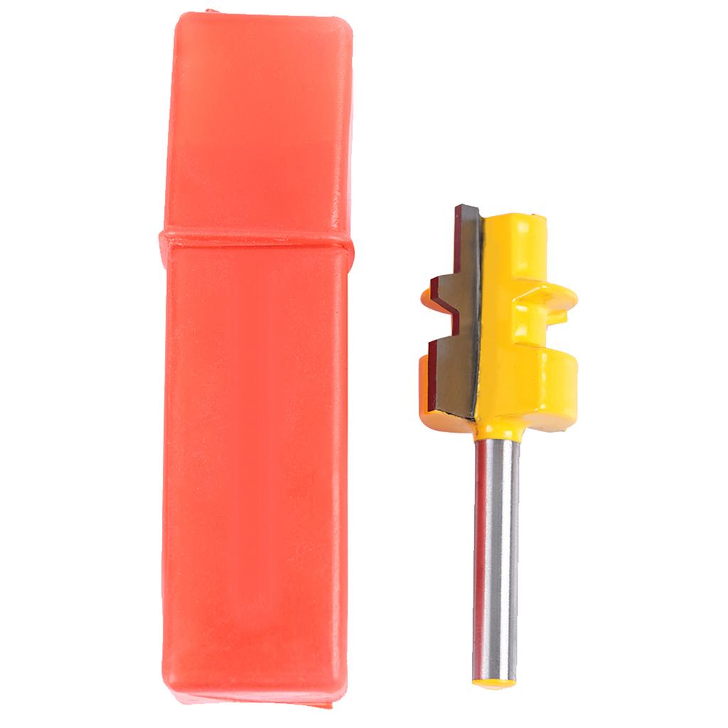 1Pcs Helical Tooth Shank Lock Miter Router Bit Cutter Woodworking Drill Cutting Tool 14