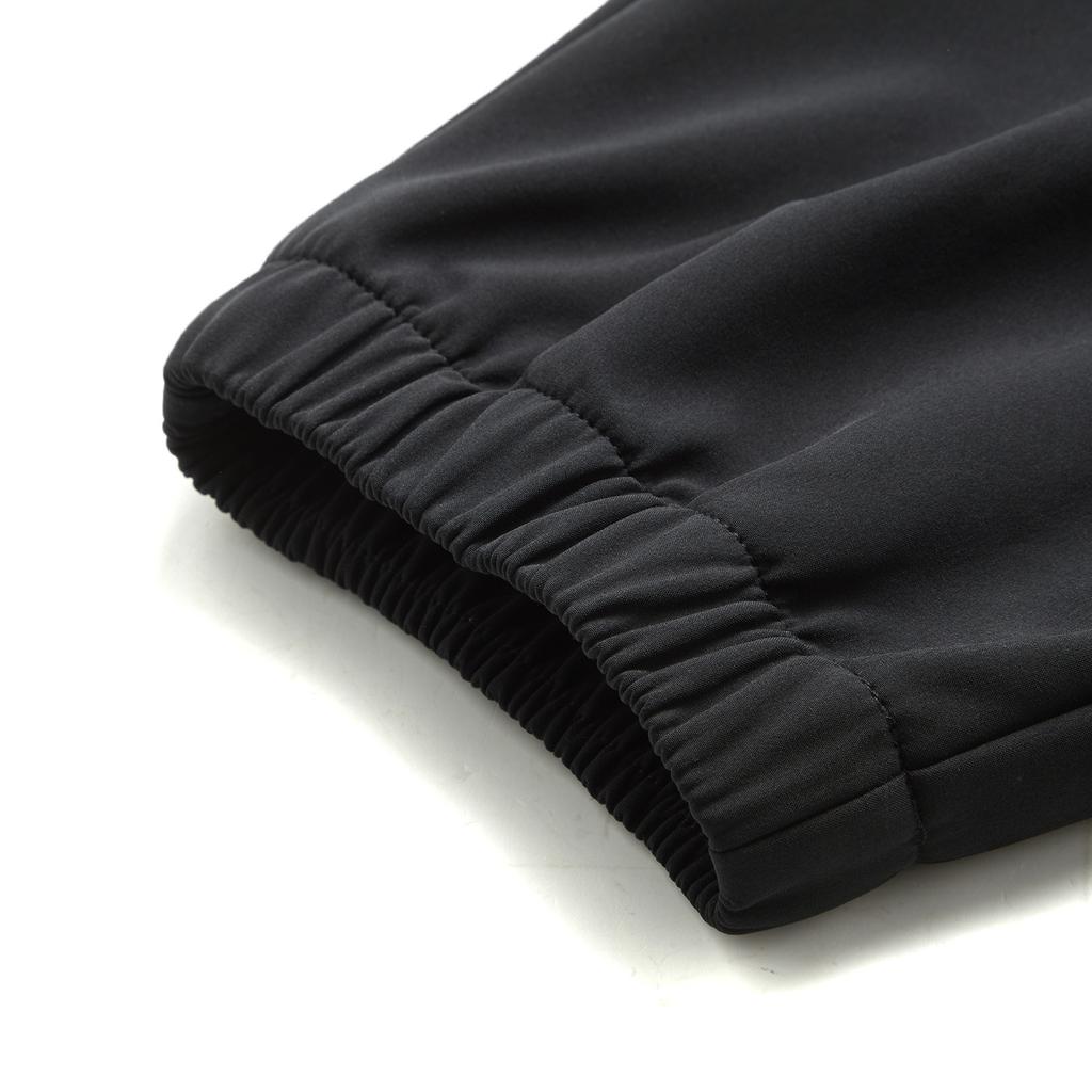 Li Ning Basketball Series Casual Loose Mid Waist Knitted Sports Pants Men bottoms Black AYKU139-1