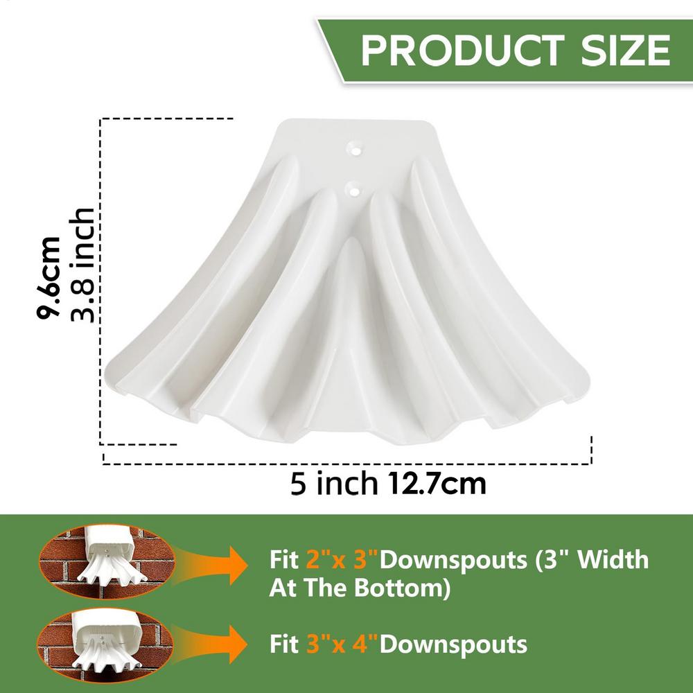 Gutter Downspout Dispenser Rainwater Dispersal Downspout Diverter Extensions Foundation Protection Rainwater Drainage Dispersal