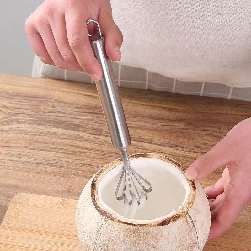 Stainless Steel Coconut Slicer, Shredded Coconut Meat, Coconut Slicer, Fish Scale Slicer, Multifunctional Coconut Meat Slicer, Kitchen Small Tool