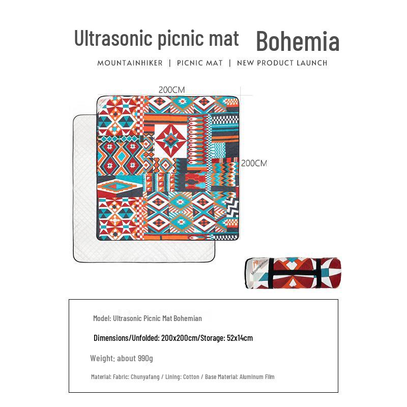 Bohemian Outdoor Picnic & Camping Blanket