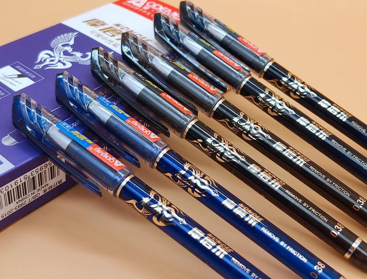 Aodemei Erasable Gel Pen, 0.38mm Needle Tip, for Office, Business & Student Use.