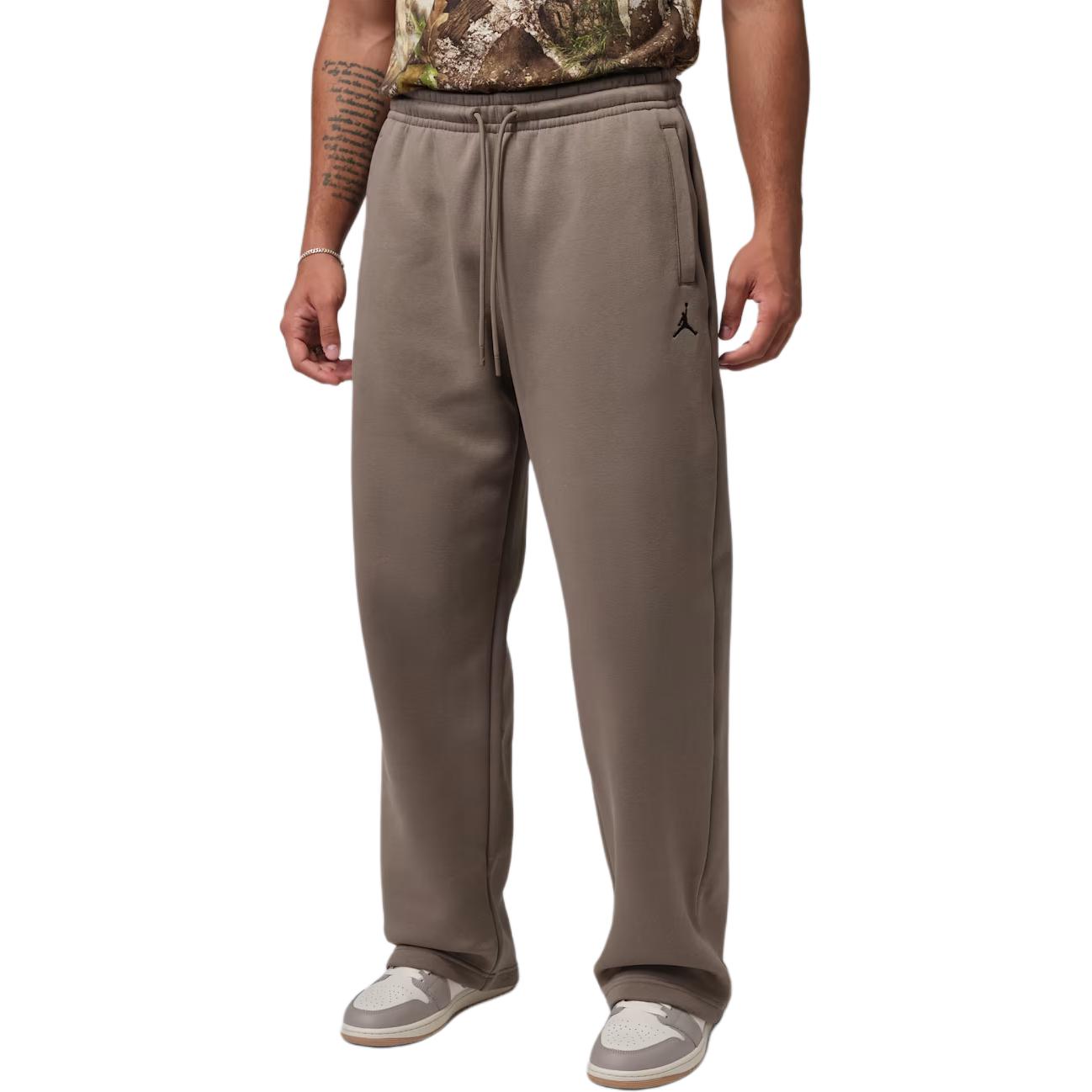 Jordan Brooklyn Loose Split Hem Drawstring Fleece Pants Men bottoms IB7238-040 L