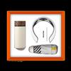 Smart Thermos, Neck Massager & Umbrella Gift Set