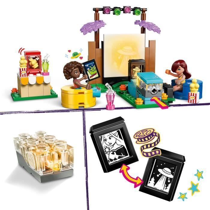 LEGO Friends 42642 Soirée Cinéma entre Amies - Jeu de Construction dès 6 Ans
