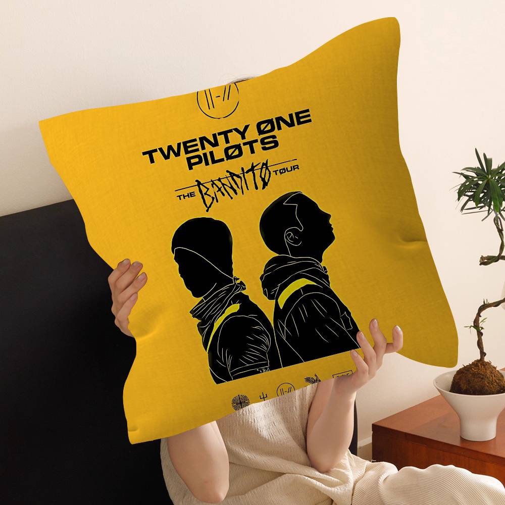 T-Twenty One Pilots Pillow Cover Design Cushion Cover Decor Holiday Decorati