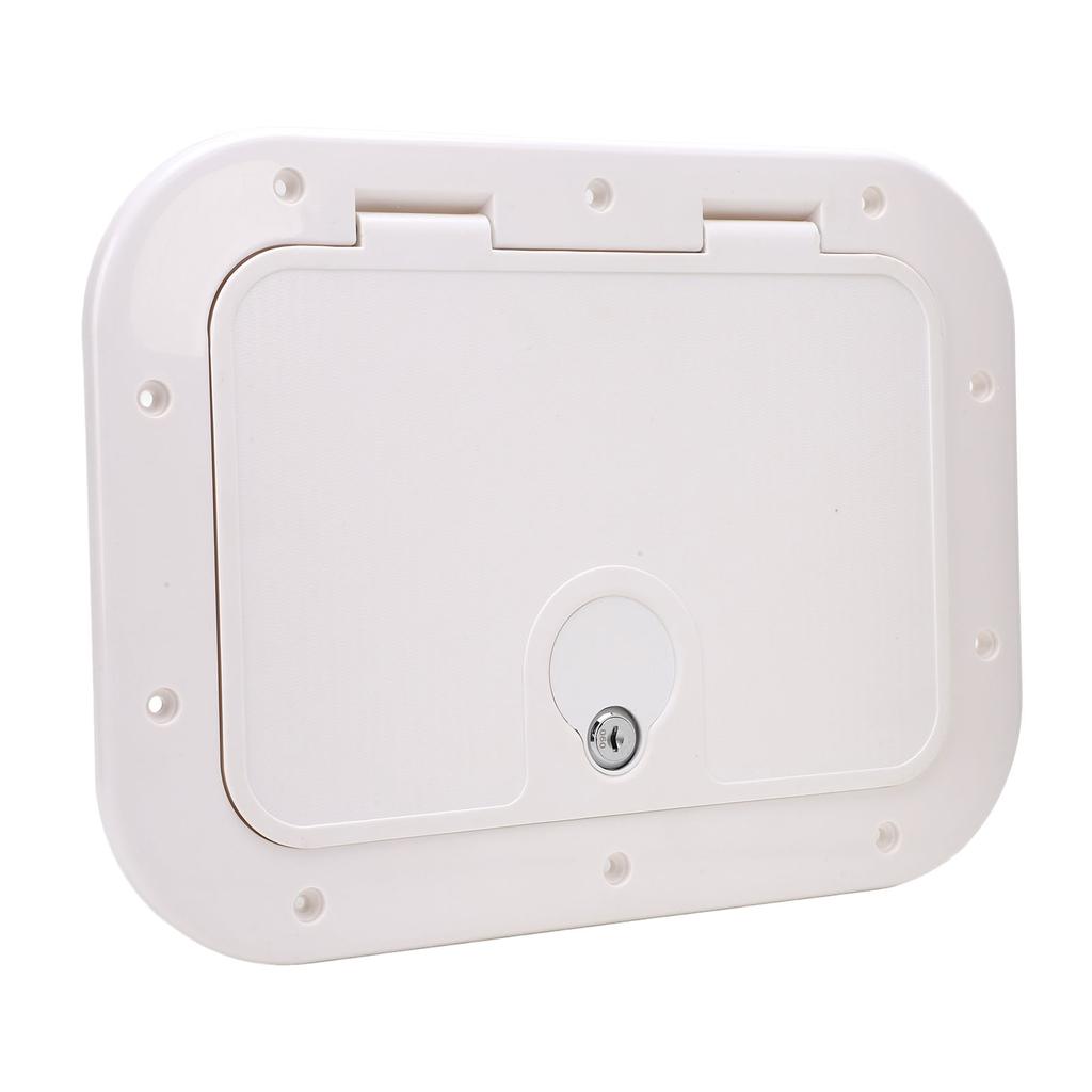 12 X 8 Inch Boat Deck Hatch with Safety Lock and Key Excellent Sealing UV Resistant for Boat Yacht RV