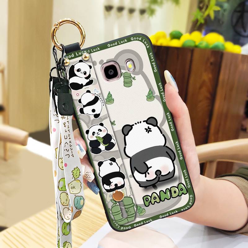 Cartoon Phone Holder Phone Case For Samsung Galaxy J510/J5 2016/J5108 Anti-knock Waterproof Shockproof Anti-dust Cute