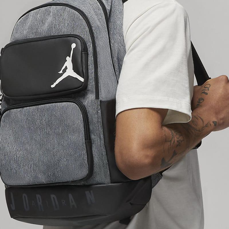 Jordan Large Backpack Carbon Heather Men Streetwear 9A0670-GEH