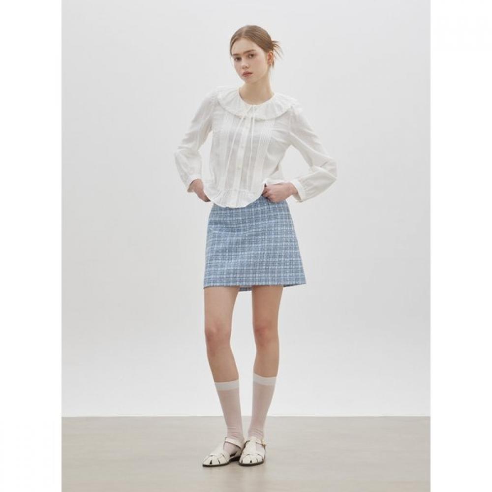 

Cc Collect. Tweed Mini Skirt C261msd203 Blue/55