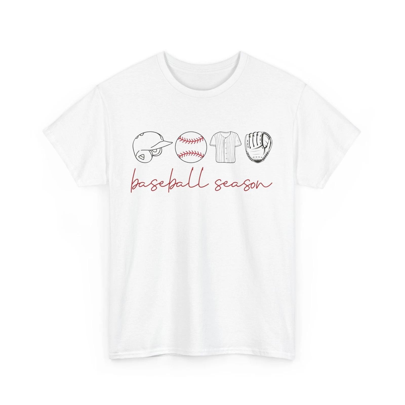 Baseball T-Shirt | Funny Baseball Fan Tee | Baseball Season Game Day Tee S