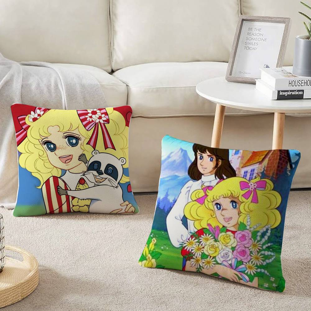 C-Candy Candy Anime Pillow Case Home Decor Throw For Sofa Bed Car Room Decor Gift Idea