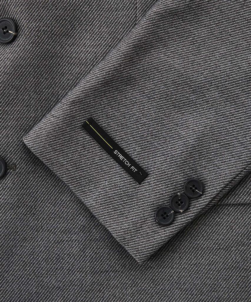 Stco Diems Soft Touch Melange Twill Jacket_Gray (Classic Fit)
