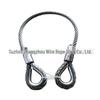 Galvanized Steel Wire Rope Slings with Basket Eye & Screw Pin Lock