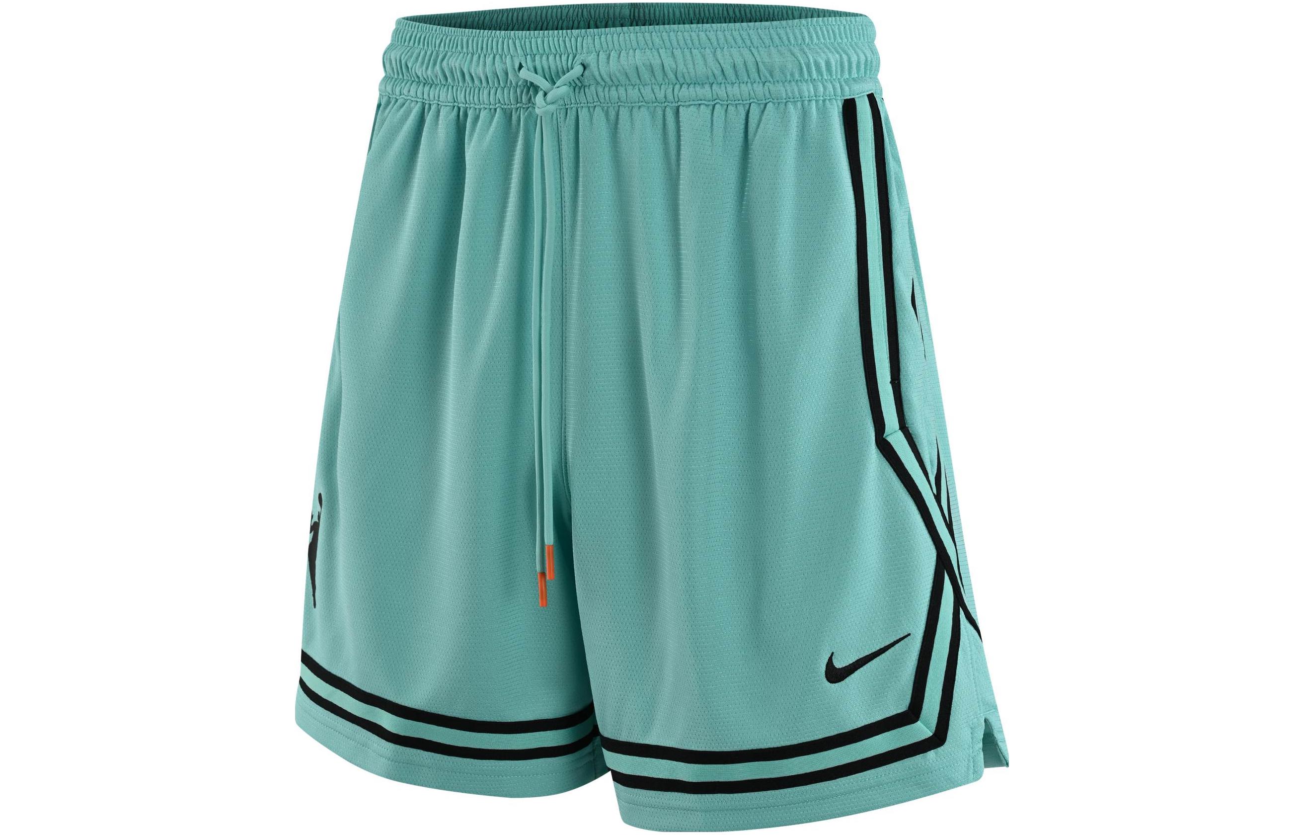 

Nike Dri-Fit Wnba Striped Colorblock Quick-Dry Shorts Mint Green DR5645-305 L